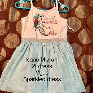 Girls mermaid dress w sparkles 2t
